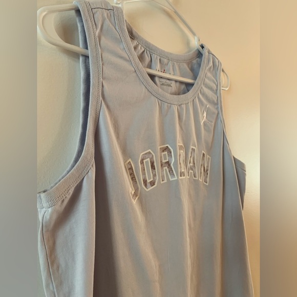 NIKE JORDAN Women’s Grey/Violet Tank Top Shirt Sz Large - Picture 4 of 6